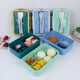 thumbnail image 3 of Bento Box para Adultos - Contenedor de Almuerzo Hermético de 3 Compartimentos, Apto para Microondas y Lavavajillas, Reutilizable para Ensaladas y Refrigerios B, 3 of 5