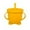 Yellow, variant on 2026 Upgrade Double Handle Anti-Spill Silicone Snack Straw Cup, Portable Leak-Proof Sippy Trainer, BPA-Free Toddler Water Bottle for Travel, 1pc, 3.9in