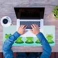 thumbnail image 4 of Kawaii Frog Mouse Pad XL, Frog Extended Large Gaming Mouse Pad for Desk, Green Anime Mouse Pad Cartoon, Cute Frog Mousepad, Long Big Mouse Mat, Frog Gifts Decor Stuff Accessories, 31.5 X 11.8 Inch, 4 of 6
