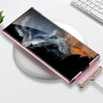 thumbnail image 2 of SaniMore for Samsung Galaxy S22 Ultra 6.8" 2022 Case with TPU Wrist Strap [Kickstand] [Wireless Charging] Anti-fall Shockproof PU Leather Skin Wear-resistant Stylish Cover for S22 Ultra, Darkgreen, 2 of 7