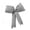 Black, variant on Lilixerw Christmas Gingham Bow, Red White Plaid Puffy Stuffed Bow with Long Tails 4.33 Inch, for Tree Wreath Front Door Hanging Winter Decoration