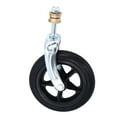 thumbnail image 2 of 6.5 Inch Universal Castor, Black Wheelchair Front Castor Replacement Part  for Medical Vehicles, 2 of 7