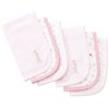 Gerber - Terry Burp Cloths 6-Pack, Pink