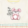 thumbnail image 4 of Inktastic My 1st Easter Cuddly Pink Bunny Girls Baby Dress, 4 of 5