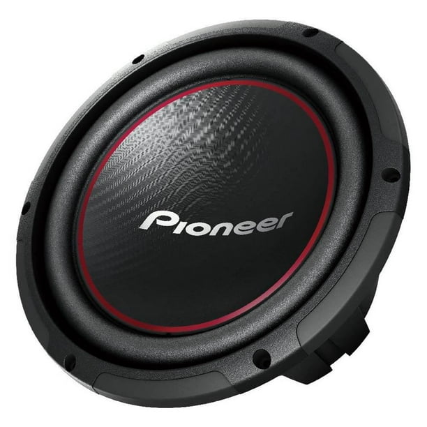 Pioneer Subwoofer Audio de Voiture Série 10 Pouces 1100 Watts 4 Ohms TS-W254R