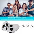 thumbnail image 4 of Soft Anti-Slip Controller Silicone Case, Rubber Protector Skins with White Joystick Caps for Xbox Series S and Xbox Series X Controller, 4 of 5