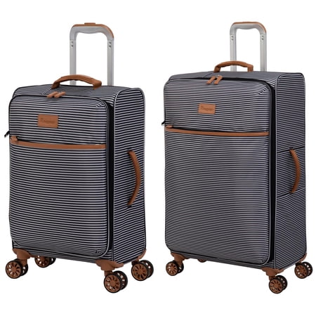 it luggage Beach Stripes Softside Carry-On and Checked 2 Piece Luggage Set (22"/30")