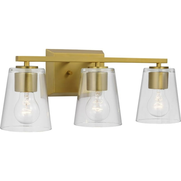 Progress Lighting - Vertex - 3 Light Bath Vanity In Contemporary Style-7.5