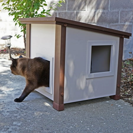 ecoFLEX Outdoor Cat House (Best Outdoor Cat Enclosures)