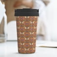 thumbnail image 6 of Logiee Owl Mandala Print Stainless Steel Coffee Tumbler, Travel Coffee Mug, Insulated Coffee Mug with Lid, Spill Proof Coffee Cup, Portable Thermal Mug, 6 of 8