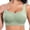Light Green, variant on Womens Plus Size Seamless Wireless Minimizer Bras Push up Padded Workout Bras Full Coverage Large Bust Bra Square Neck T Shirt Bralettes White XXL