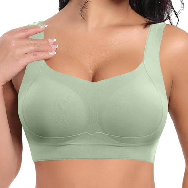 Brasieres de Mujer Sujetador Deportivo sin Costuras Elástico para Mujer, Ajustable, Holgado y Cómodo, con Espalda Descubierta. Extra Grande