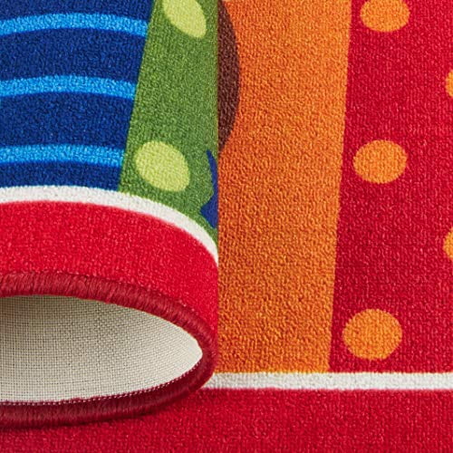 Smithsonian Alphabet Friends Rug, 7'10"x10', Multi-color