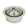 thumbnail image 4 of Westbrass COMBO PACK 3-1/2" Post Style Kitchen Sink and Waste Disposal Flange Strainers, Polished Nickel, 4 of 12