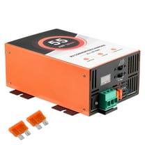 KFFKFF 55 Amp RV Power Converter, 110V AC to 12V DC Battery Charger, Multi-Stage Smart Charging, 13V-16.5V Range, Works with Lithium & Lead Acid Batteries, Ideal for Campers