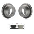 thumbnail image 1 of Transit Auto Rear Coated Disc Brake Rotors and Semi-Metallic Pads Kit for Car 2005-2007 Ford F-350 Super Duty F-250 with Single Wheels KGA-103656, 1 of 11