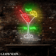 thumbnail image 4 of Glowneon That's The Spirit Led Sign For Martini Cocktail Bar Wall Art, 4 of 5