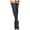 Dark Gray, variant on XIAQUJ Girls Ladies Women Keep Warm Thigh High Over The Knee Socks Long Cotton Stockings Lace Knit Warm Stockings Stockings Black One Size
