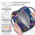 thumbnail image 3 of Balery Cosmic Purple Irises Bolsa de Almuerzo para Mujeres, Caja de Almuerzo, Bolsa de Almuerzo Pequeña Impermeable, Tote de Almuerzo Reutilizable con Gran Capacidad, 3 of 6