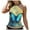 Mint Green, variant on Ramiter Women No Bottom Modest Swimwear Tops Tankini Top Only Push Up Swimsuits Tummy Control Bathing Suit Mint Green,L