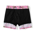 thumbnail image 4 of MADHERO Boy's 2 in 1 Swim Trunks with Liner Funny Printed Swim Shorts for Kids Pink Pineapple/Blue Duck 8, 4 of 7