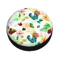 thumbnail image 3 of Bingfone Floral Vintage Spare Tire Cover Weatherproof Universal Wheel Protectors For Rv Camper Travel Trailer Suv Truck 14 Inch, 3 of 9