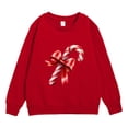 thumbnail image 4 of MIASHUI Winter Girls Pullover Sweatshirts Cozy Christmas Hoodie with Snowflake Print Trendy Design for Kids Apparel, 4 of 4