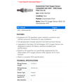 thumbnail image 2 of Downstream Front Oxygen Sensor - Compatible with 2005 - 2008 Honda Pilot 3.5L V6 2006 2007, 2 of 2
