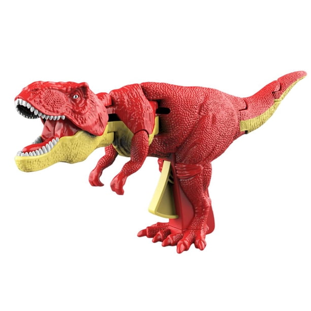 3uds. Juguetes Dinosaurio Electrónico Dino Los mejores regalos en movimiento para niño (luz de sonido) Rojo