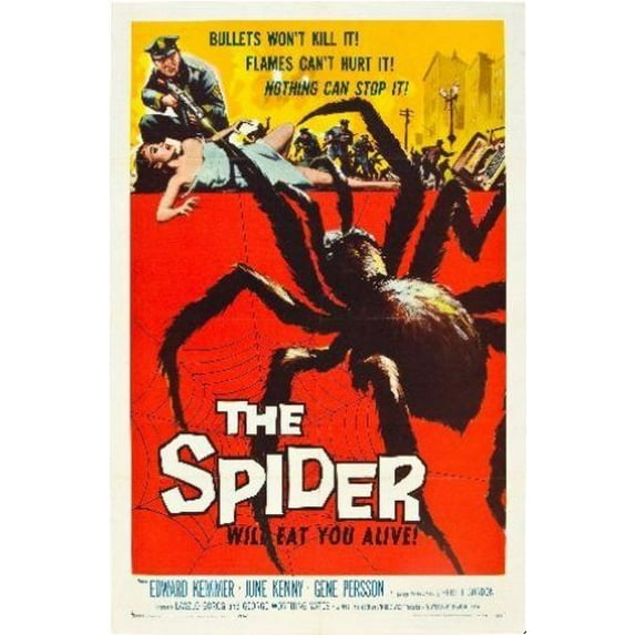 Spider Poster 16x24 Poster Medium Art Poster 16x24 Unframed, Age: Adults Western Graphic