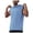 Light Blue, variant on Hooded Tank Tops Men Lightweight Breathable Muscle Sleeveless Shirt with Hood Workout Gym Athletic Tanks