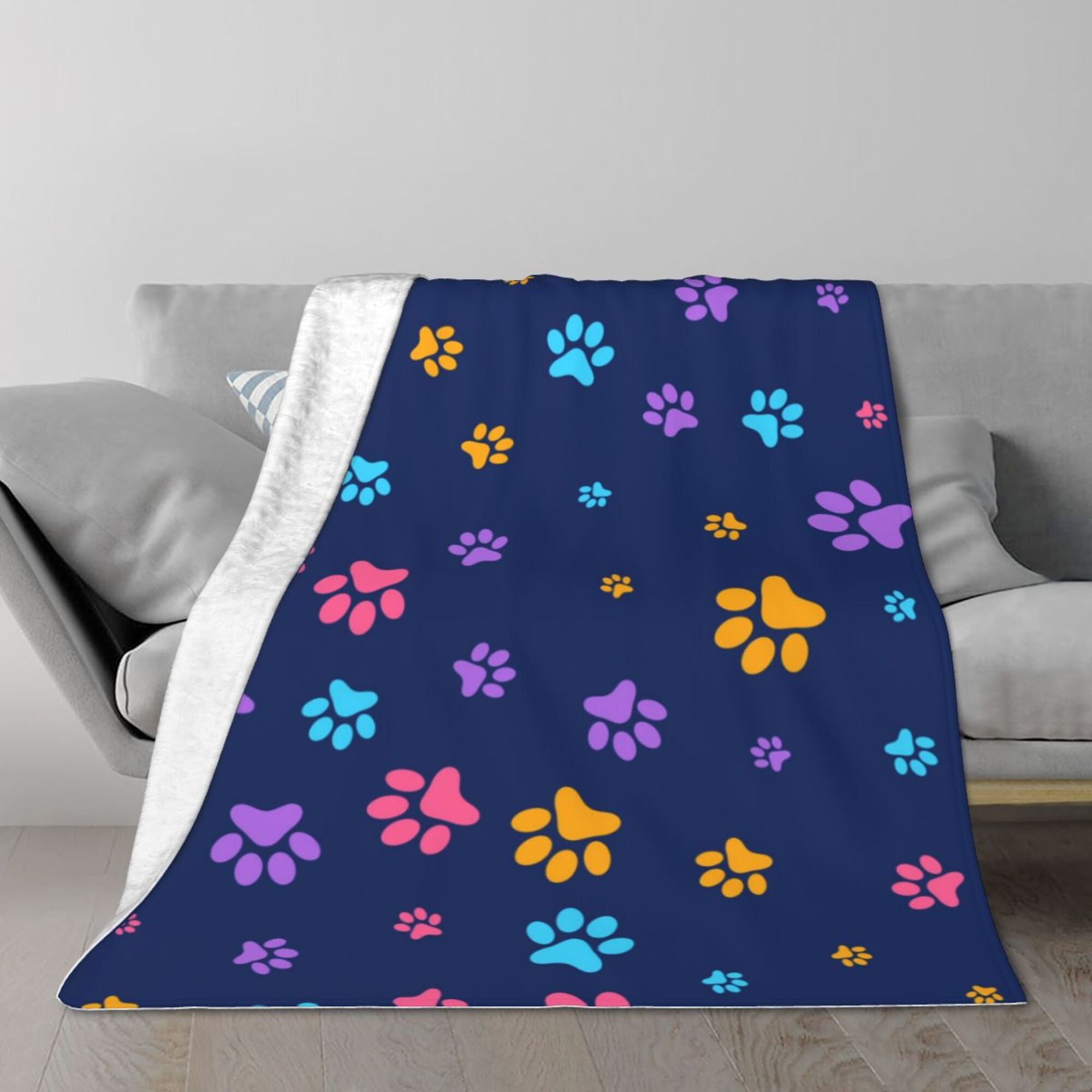 Colorful Canine Dreams Quilted Blanket NCU0DV1789