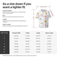 thumbnail image 6 of Uemuo Little Elephant Pattern Cotton Linen Short Sleeve Shirts,Casual Lightweight Button Down Shirts,Vacation Beach Summer Tops-3X-Large, 6 of 7