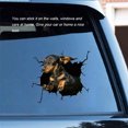 thumbnail image 2 of tredstone Refrigerator Sticker Animal Type Static Car Window Decal Decoration PVC Wall Paper, Type 1, 2 of 6