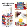 thumbnail image 3 of Mini Chariot de Supermarché Simulation Panier de Courses Nourriture Jeu de Rôle Superstore Jouet pour Garçons Filles, 3 of 9
