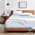 thumbnail image 4 of Washed King Sheet Set Premium UltraSoft Microfiber Bed Sheets Double Brushed Hypoallergenic Stain (King Washed Pebble Beach), 4 of 7