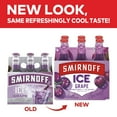 Smirnoff Ice Grape Sparkling Drink, 11.2oz Bottles, 6pk