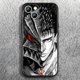 thumbnail image 3 of Berserk-funda suave de Anime para teléfono móvil Apple, carcasa negra para iPhone 15, 14, 13, 12, 11, XS, XR, X, 8, 7, 6, 6S Pro Max Plus Mini, 3 of 5