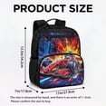 thumbnail image 7 of Aplkyhs Cool Racing Backpack Lovely Style School Bookbag for Age 12-18 Water Repellent Durable Backpack for Teens Travel & Daily, 7 of 7