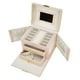 thumbnail image 4 of Organizador de joyas para viajes, estuche de viaje para joyas, caja de viaje portátil para joyas, caja de joyería portátil, diseño de última generación, 4 of 12