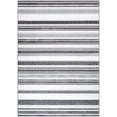 thumbnail image 2 of Astorug 5x8 ft Gray Fade-Resistant Rug Geometric Boho Carpet, Thin Low-Pile for High Traffic Living Rooms & Dining Areas, 2 of 8