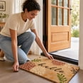 thumbnail image 6 of Floral Welcome Doormat, Fall Colorful Flower Mat, Fall Decorative Front Door Rug for Indoor Outdoor Porch Balcony Home Decor, 15.7x23.6 Inches, 6 of 6