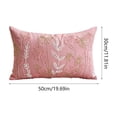 thumbnail image 3 of Cififendec Spring Style Floral Embroidered Pillowcase Modern Minimalists Cottons Decorative Throw Pillow Cover for Couch Sofa Living Room, 3 of 5
