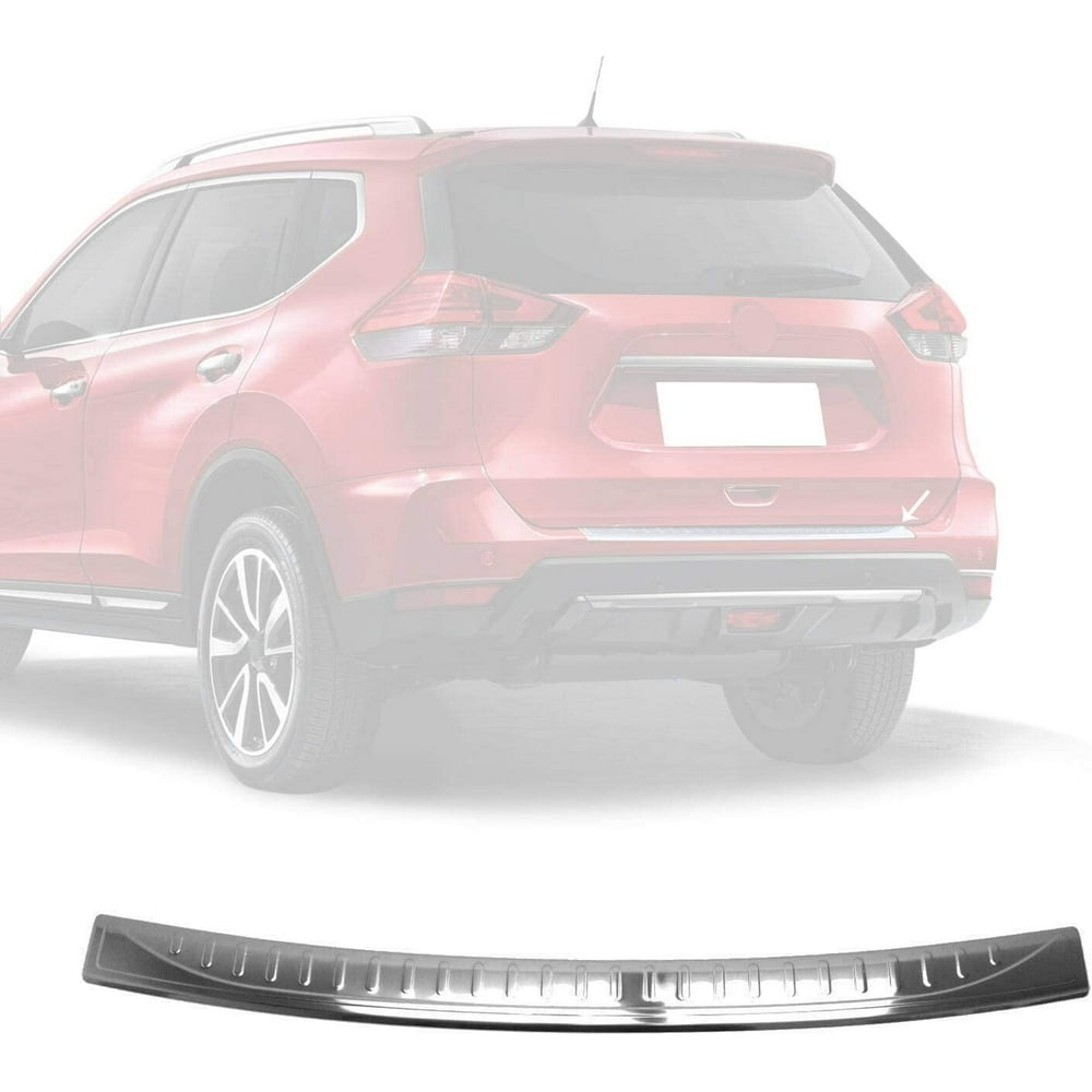 OMAC Fits Nissan Rogue 20172020 S.Steel Chrome Rear Bumper Guard Trunk