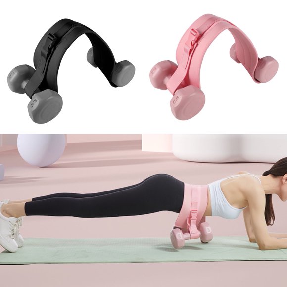 Plank Support Sports Belt Exercise Hip Thrust Belt Dumbbells Kettlebells Hip Thrust Band Portable Home Gym Men Women Glute Bridge Butt Workout