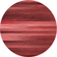 thumbnail image 1 of Ahgly Company Tapis de Zone Rond Lavable en Machine Rouge Pamplemousse Transitionnel, 3 Pieds Rond, 1 of 7