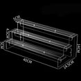 thumbnail image 3 of Chendee 2-5 Layers Acrylic Ladder Display Stand Perfume Doll Transparent Storage Rack,3 Layers 40Cm, 3 of 8