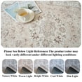 thumbnail image 3 of 4x4 Washable Square Area Rug: Soft Entryway Kitchen Carpet With Non-slip Backing Neutral Bathroom Floor Mat Water Resistant Low Pile Rug For Living Room Bedroom Cute Home Decor(4x4 Beige), 3 of 7