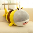 thumbnail image 3 of Holiday Deals karymi Cute Bee Stuffed Toy, Fuzzy Yellow Honeybee Plushie Doll Pillow Throw Pillow Soft Bee Pillow Toy Family Member Toys Age 6-8 Shop All Savings Big Savings, 3 of 5
