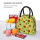 thumbnail image 5 of Fotbe Sunflower Leaves Bolsa de Almuerzo con Estampado, Lonchera Aislada, Contenedor de Comida Reutilizable Tipo Cooler a Prueba de Fugas, 5 of 6